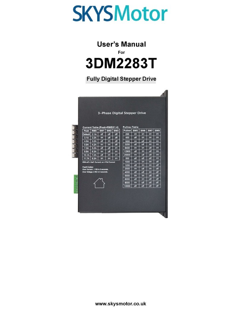 SKYSMotor 3DM2283T user manual