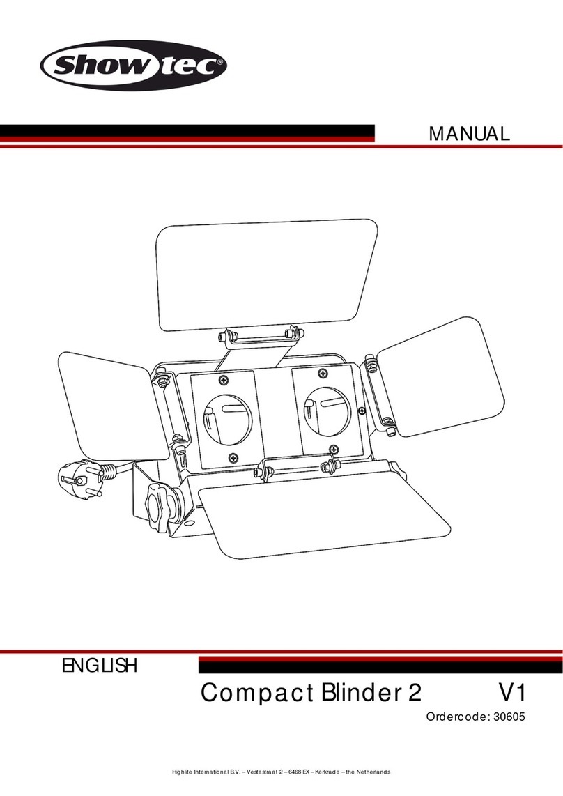 Show Tec Compact Blinder 2 User manual