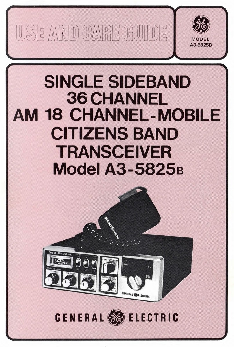 GE A3-5825B User manual