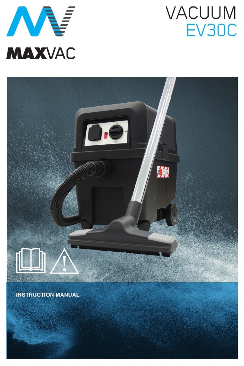 MaxVac EV30C instruction manual