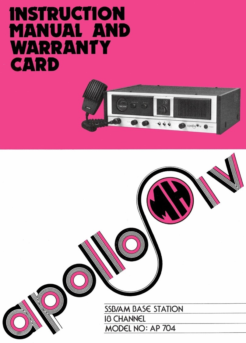 MH Apollo-IV Instruction manual and warranty card