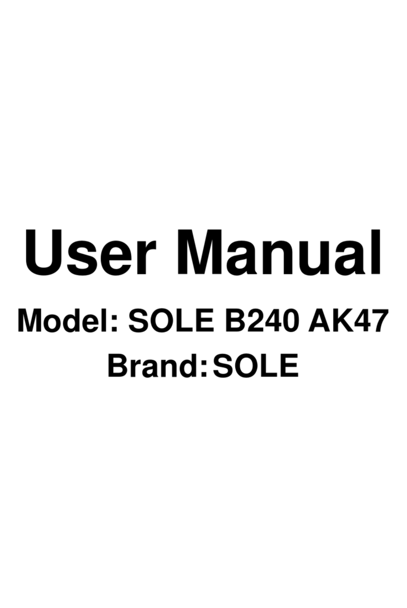 SOLE B240 AK47 User manual