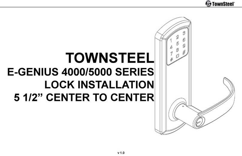 TownSteel E-GENIUS 4000 Series Installation