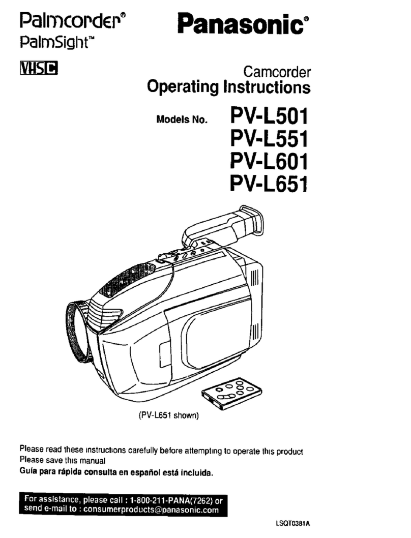Panasonic PV-L501 User manual