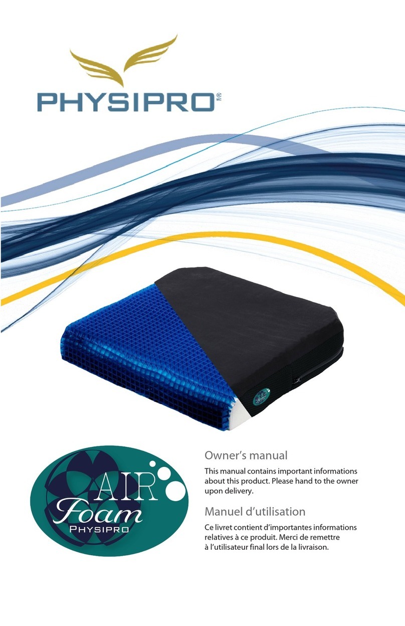 Physipro Air Foam owner's manual