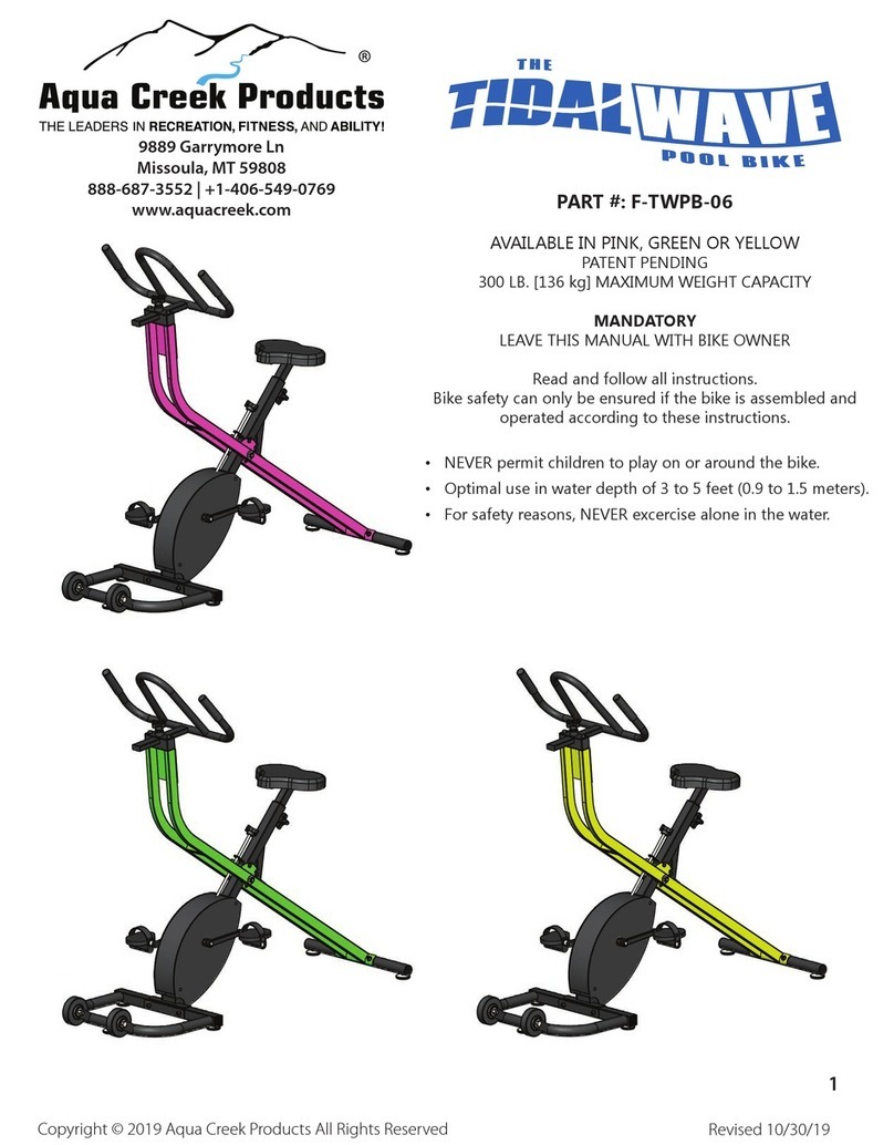 Aqua Creek Products TIDALWAVE F-TWPB-06 manual