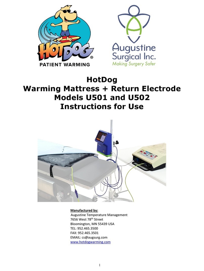 Augustine Surgical HotDog U501 Instructions for use
