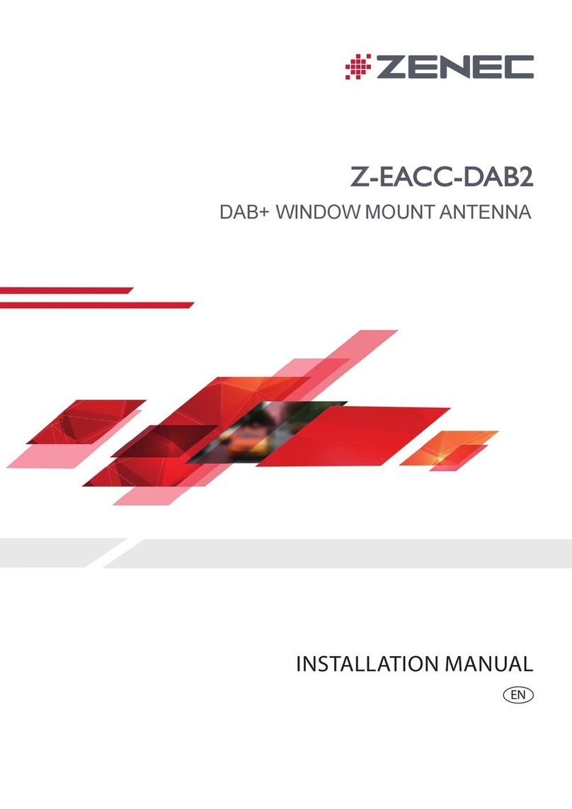 ZENEC Z-EACC-DAB2 installation manual