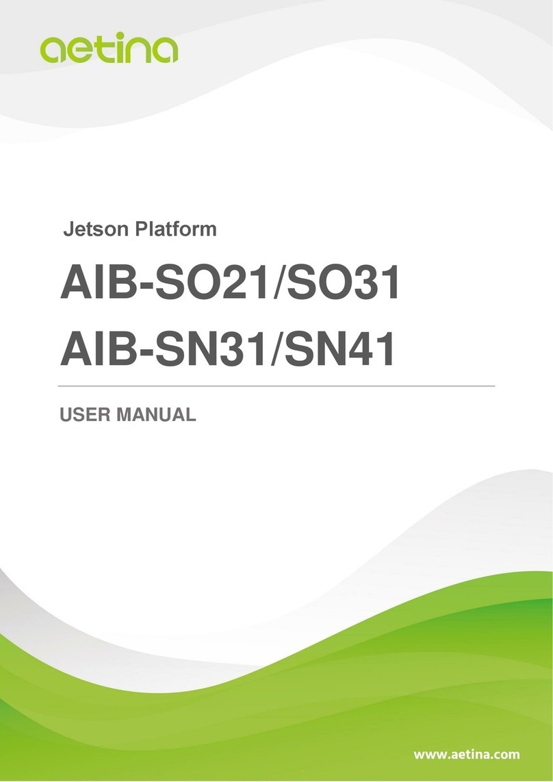 Aetina Jetson Platform AIB-SN31-1-A1 user manual