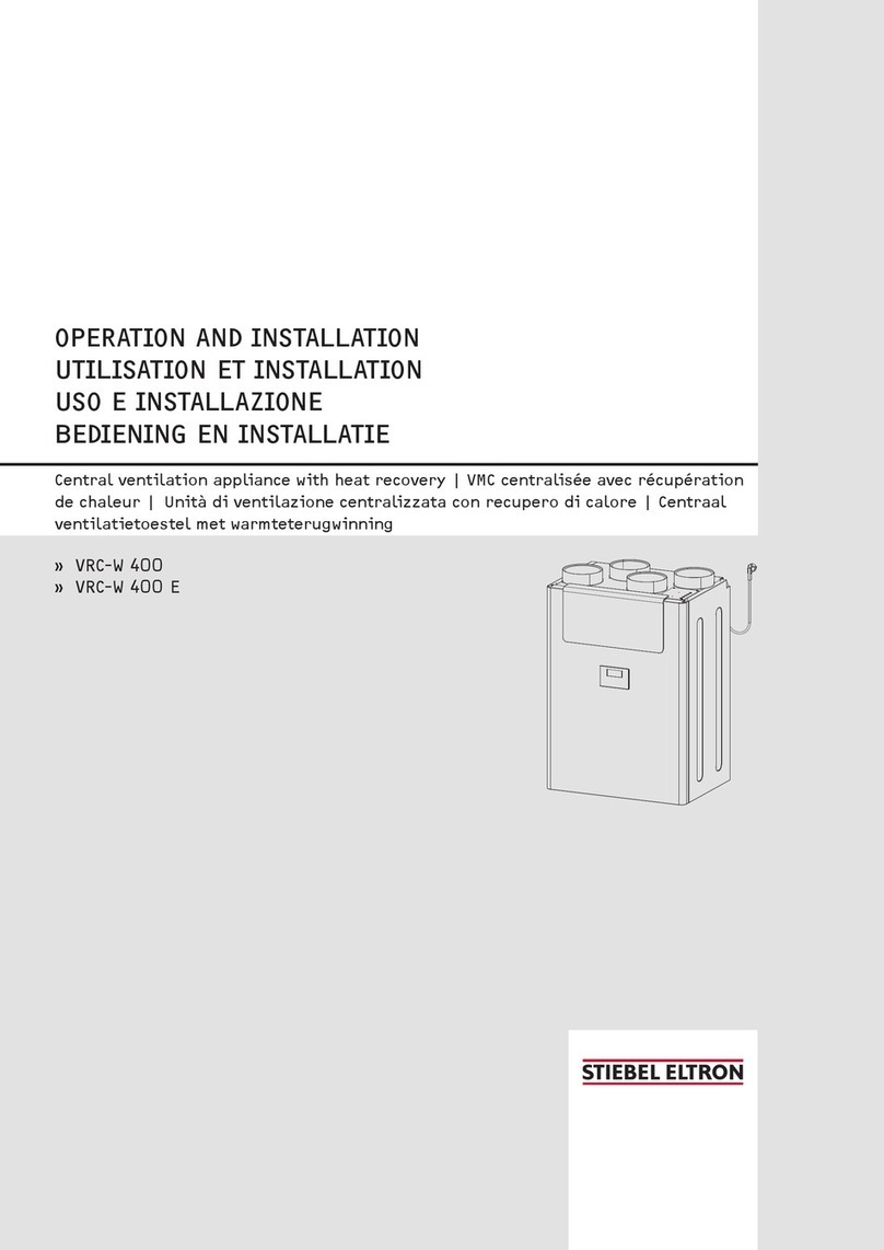 STIEBEL ELTRON VRC-W 400 E manual