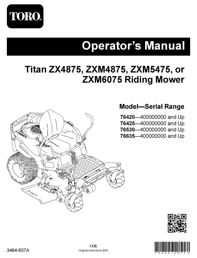 Toro Titan ZX4875 User manual