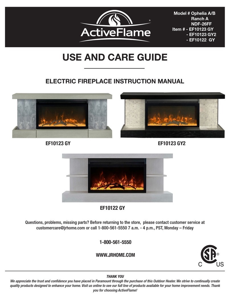 ActiveFlame Ophelia A/B instruction manual ActiveFlame Ophelia A/B instruction manual