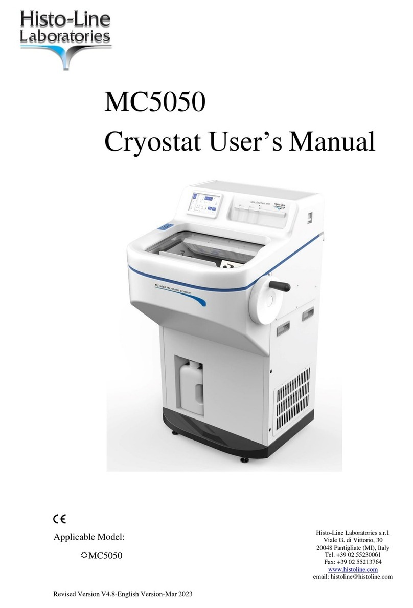 Histo-Line Laboratories MC5050 user manual