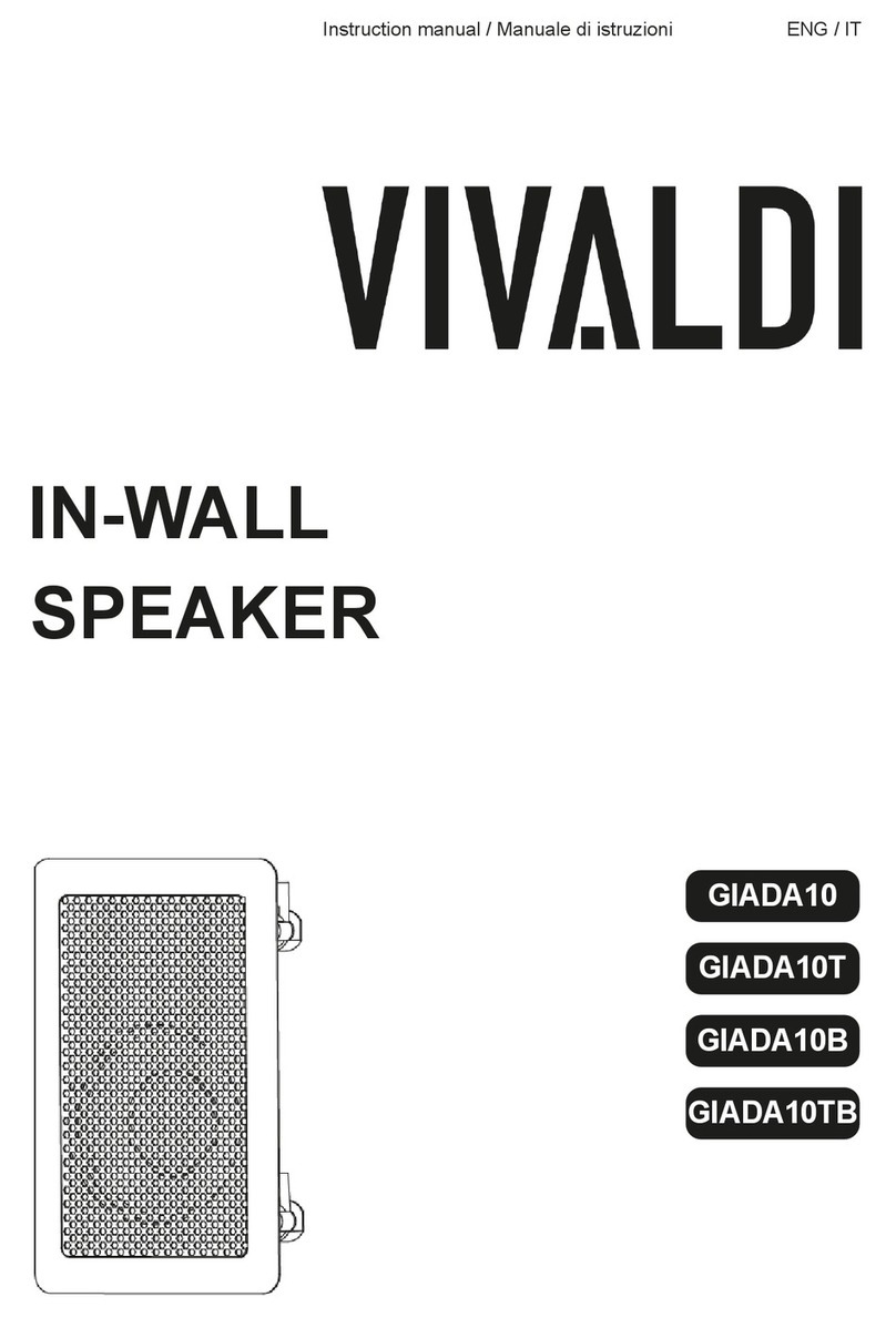 Vivaldi GIADA10 User manual Vivaldi GIADA10 User manual