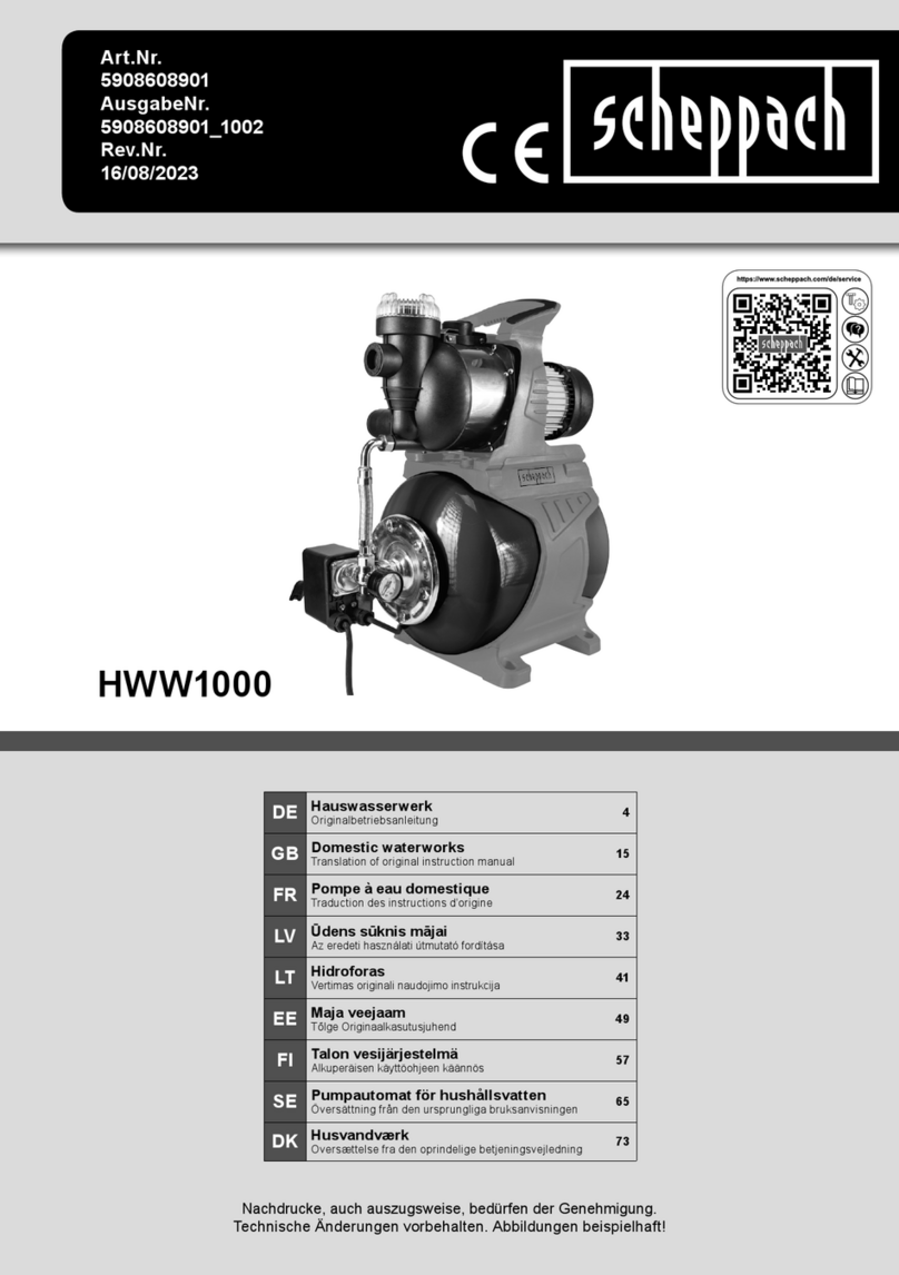 Scheppach HWW1000 Instructions for use