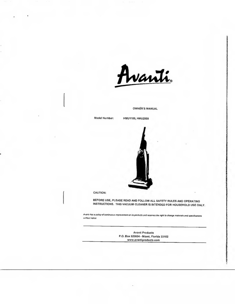 Avanti HMU1100 User manual