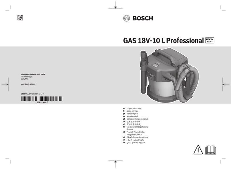 Bosch GAS 18V-10 L Professional User manual