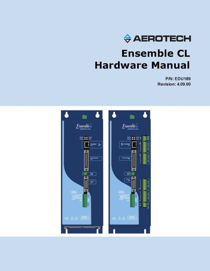 Aerotech Ensemble CL Hardware manual