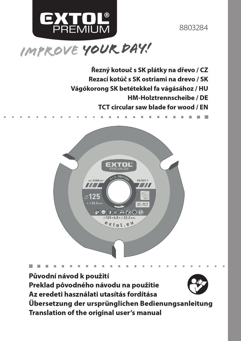 EXTOL PREMIUM 8803284 user manual