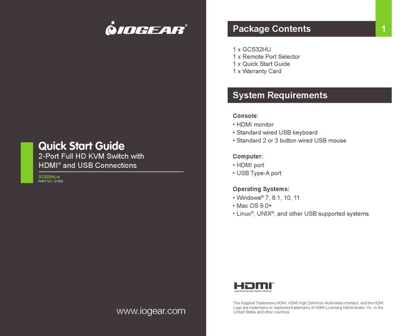 IOGear GCS32HU-a User manual