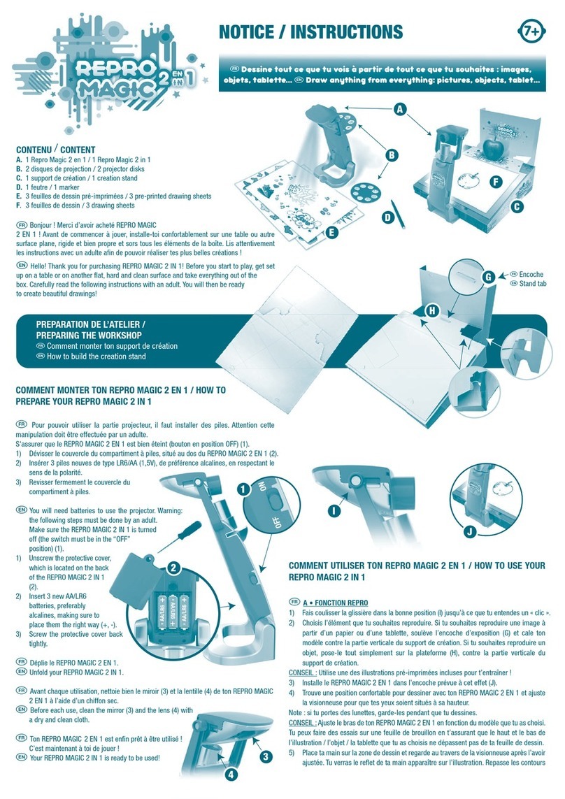 Lansay REPRO MAGIC 2IN1 Operation and maintenance manual