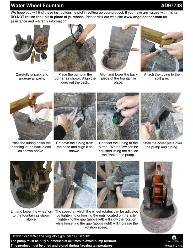 Angelo Decor AD97733 quick start guide