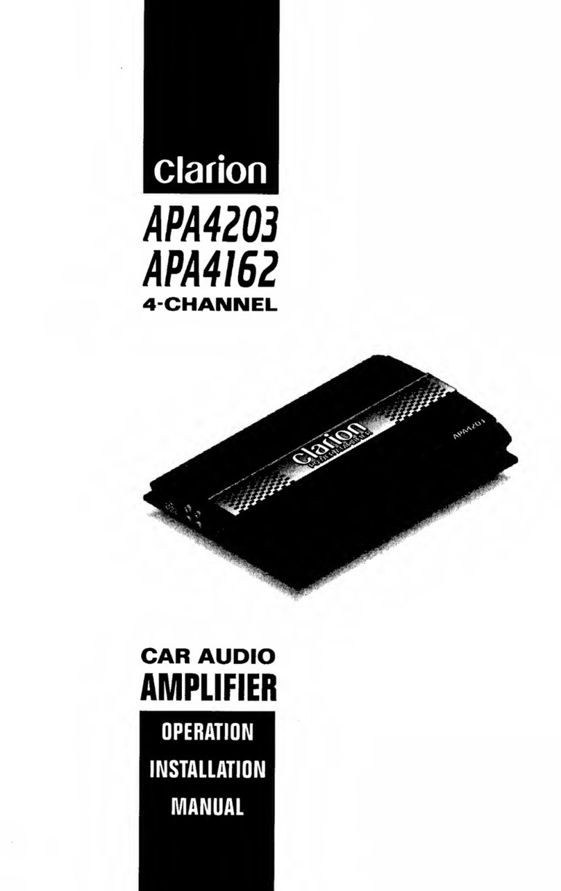 Clarion APA4203 User manual