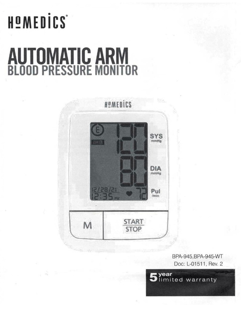 HoMedics BPA-945 User manual