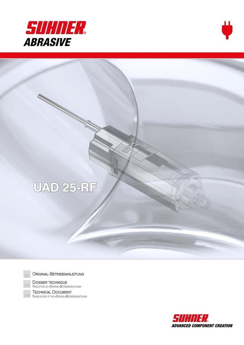 SUHNER ABRASIVE UAD 25-RF Technical document