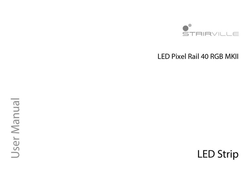 thomann STAIRVILLE LED Pixel Rail 40 RGB User manual
