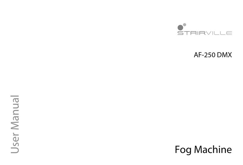 thomann Stairville AF-250 DMX User manual