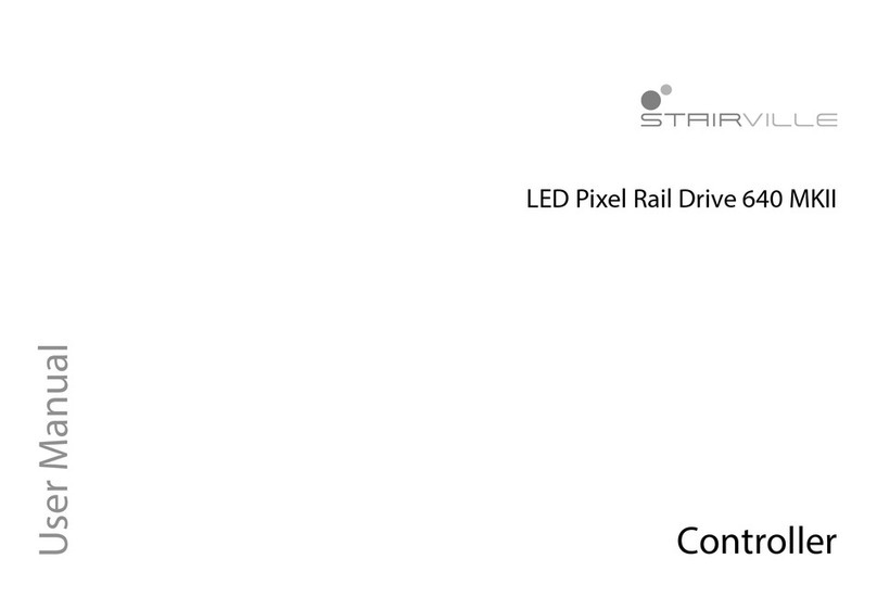 thomann Stairville LED Pixel Rail Drive640 MKII User manual