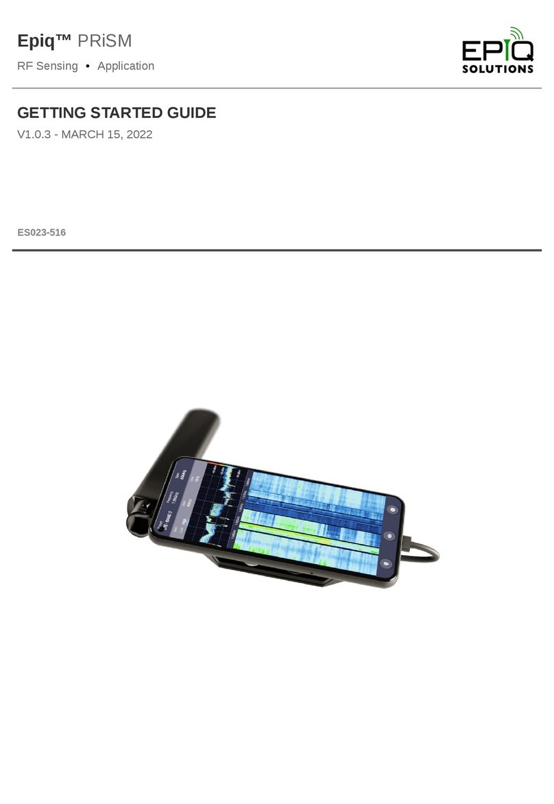 Epiq Solutions Epiq PRiSM Getting started guide
