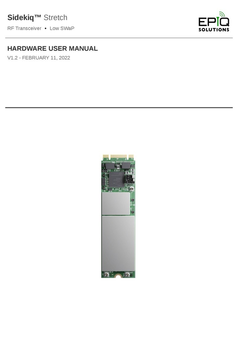 Epiq Solutions Sidekiq Stretch Hardware user manual Epiq Solutions Sidekiq Stretch Hardware user manual