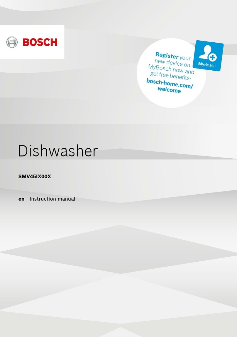 Bosch SMV45IX00X User manual