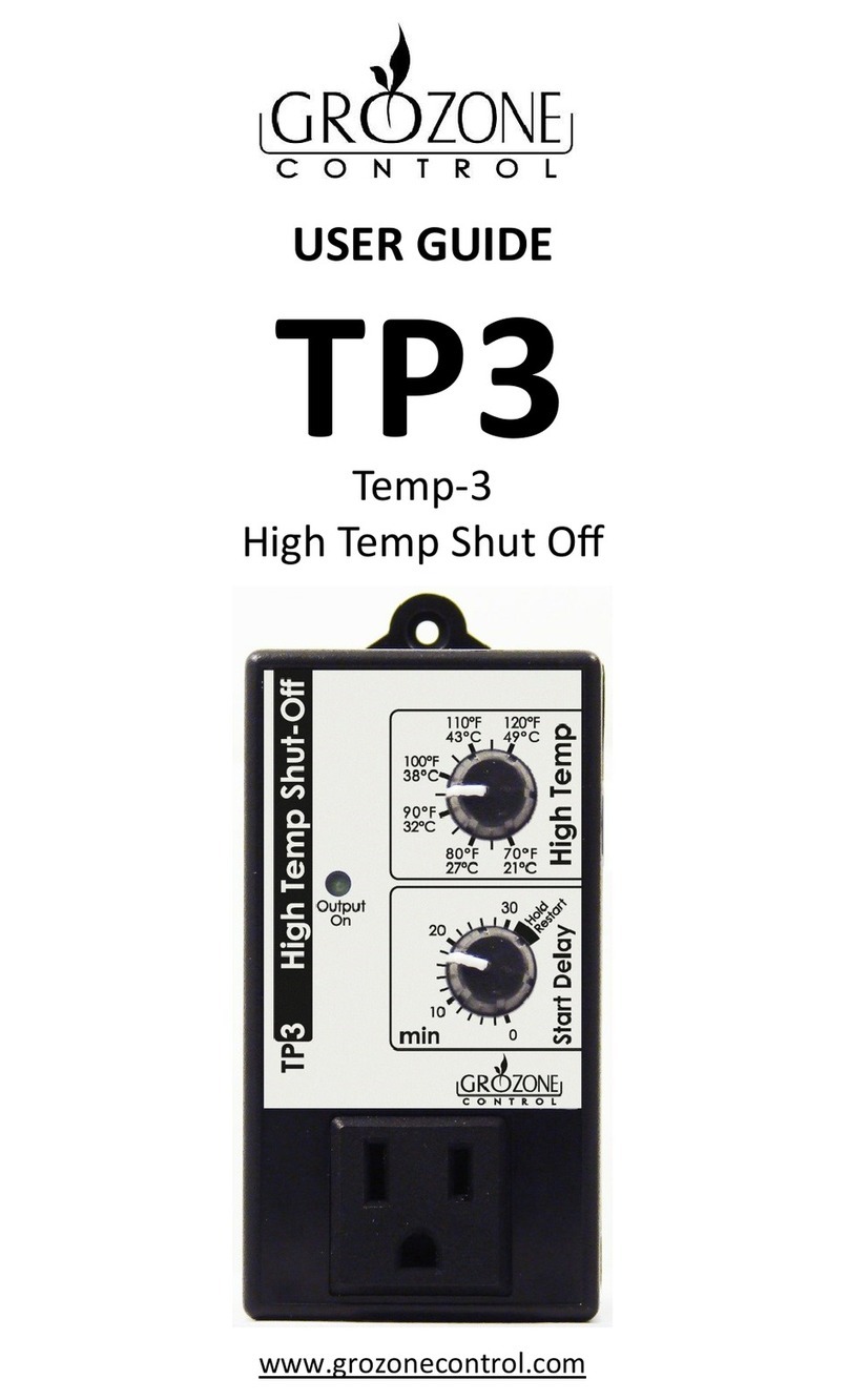 Grozone Control Temp-3 user guide