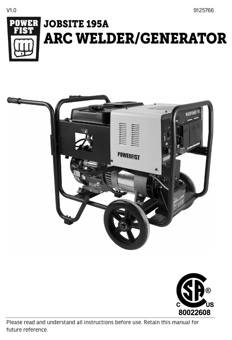 Power Fist JOBSITE 195A manual Power Fist JOBSITE 195A manual