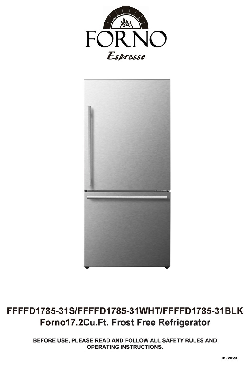 Forno Espresso FFFFD1785-31S manual