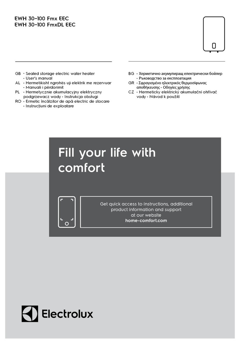 Electrolux EWH 30-100 Fmx EEC user manual