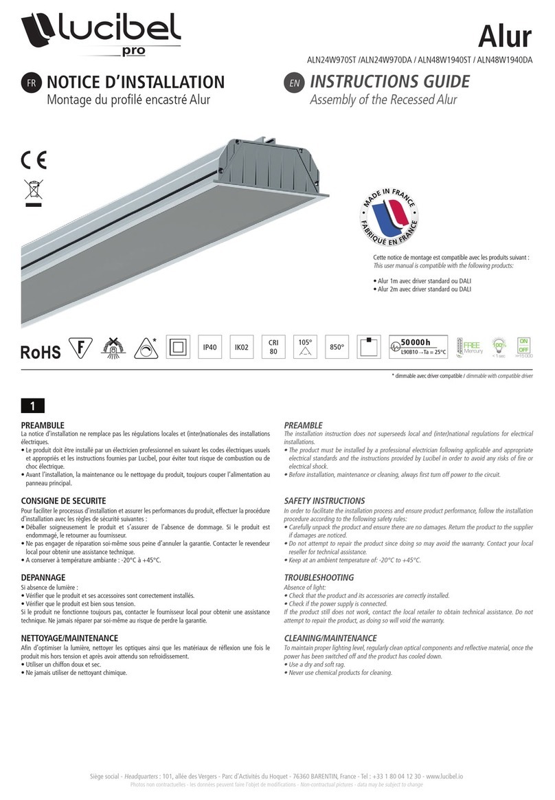 Lucibel Pro Alur Series Manual