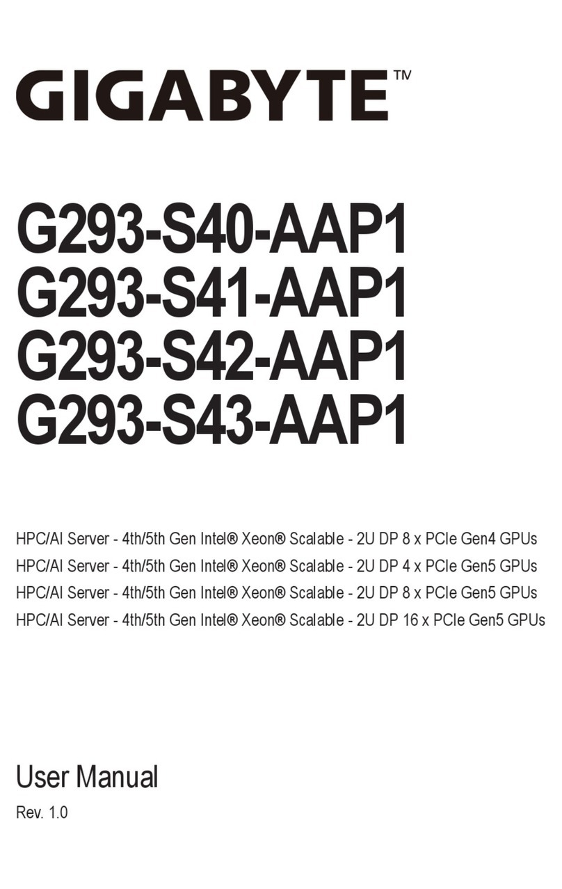 Gigabyte G293-S40-AAP1 User manual