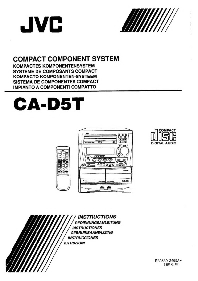 JVC CA-D5T User manual