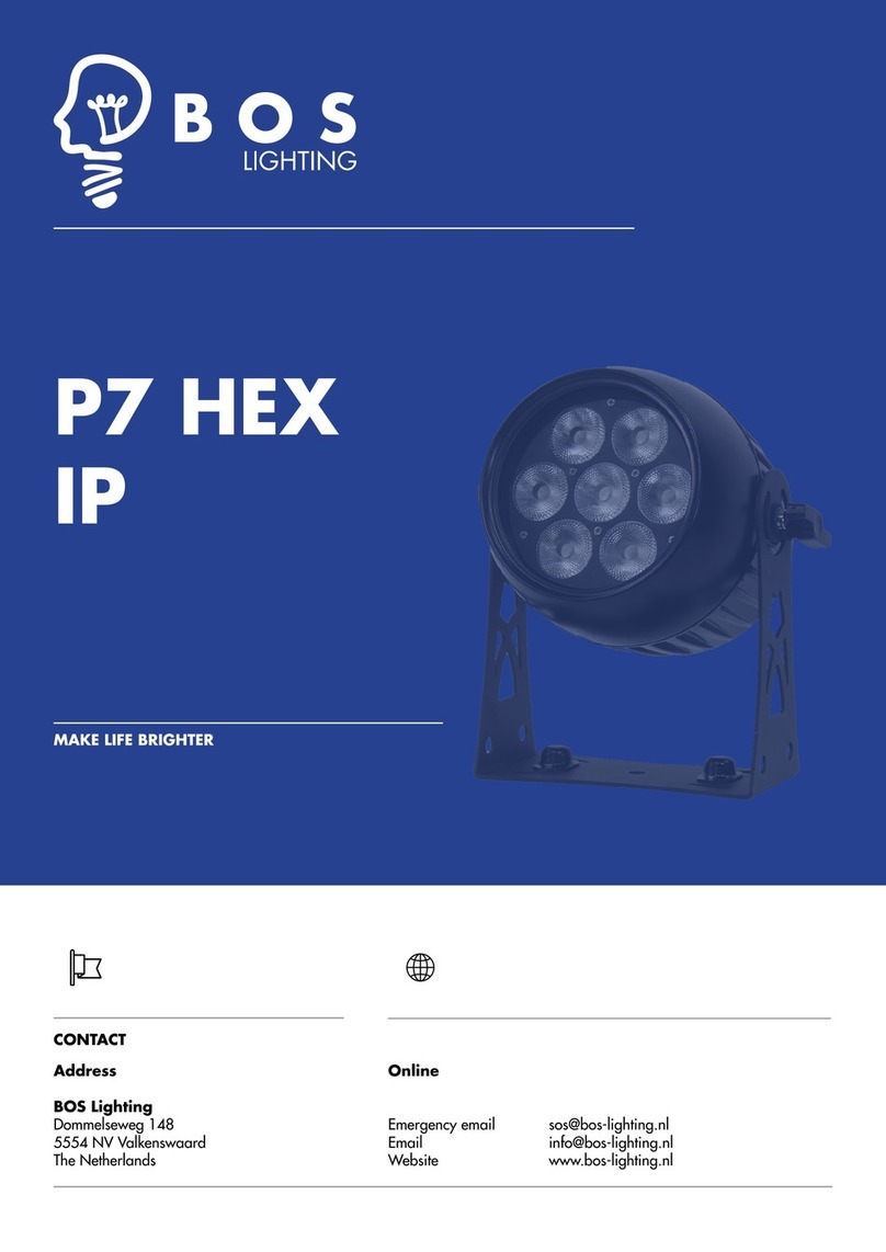 BOS Lighting P7 HEX IP manual
