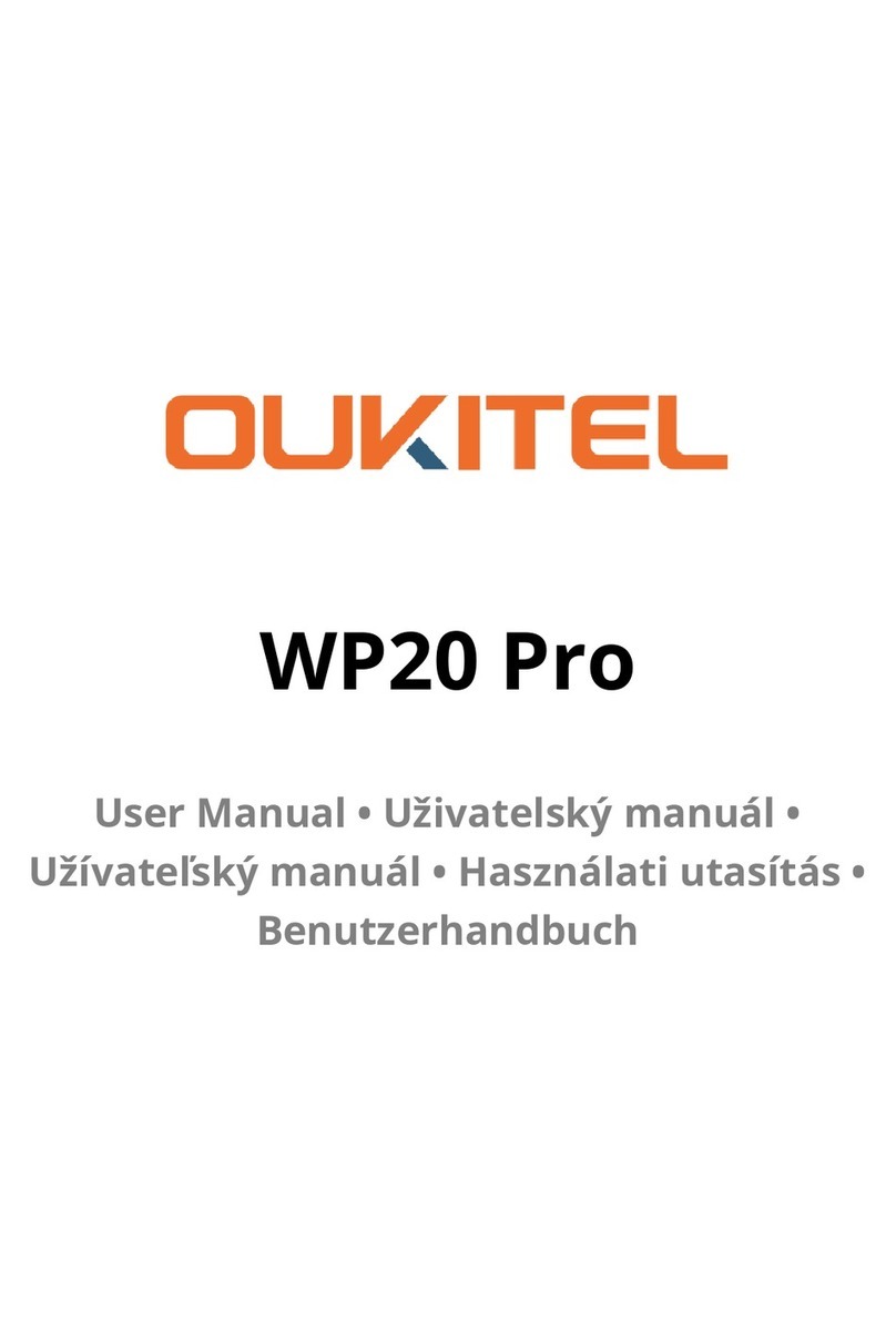 OUKITEL WP20 Pro User manual OUKITEL WP20 Pro User manual