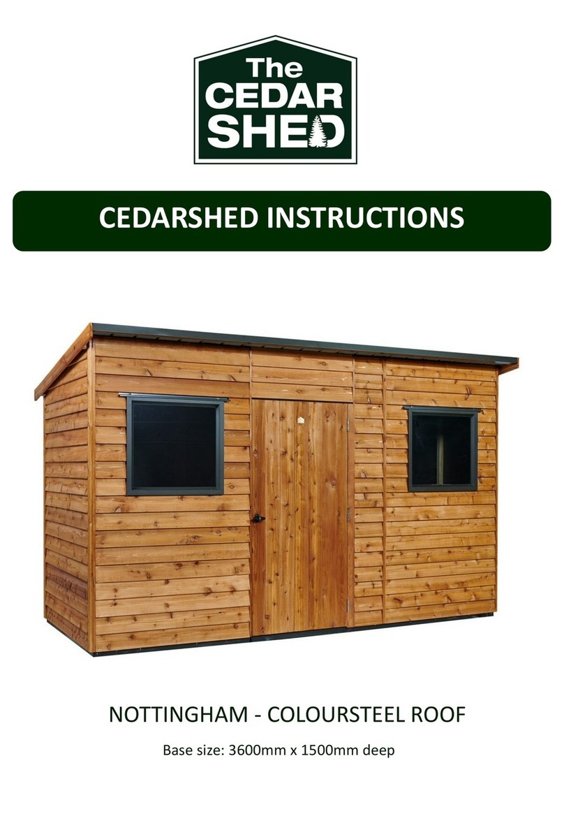 Riverlea CEDAR SHED NOTTINGHAM User manual