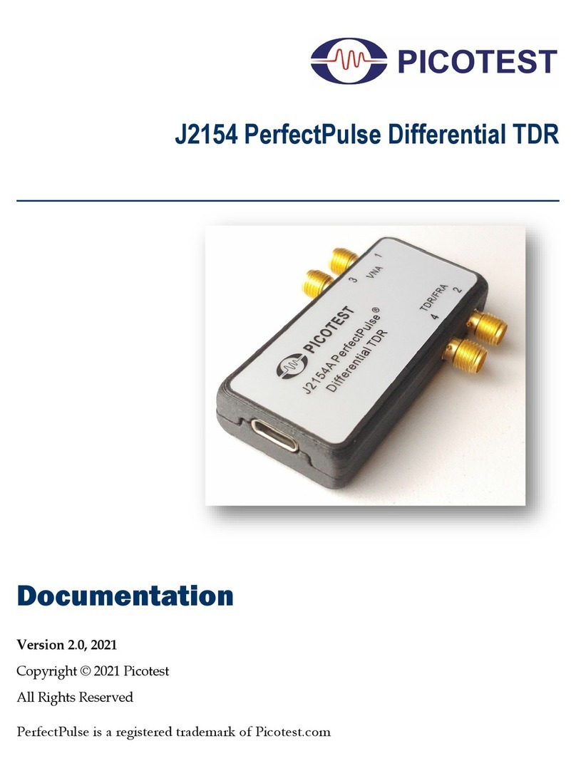 Picotest PerfectPulse J2154 quick start guide