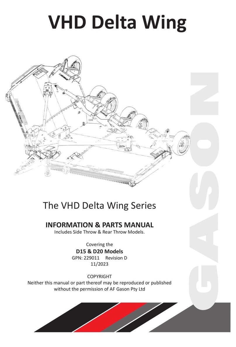 Gason VHD Delta Wing D15 User manual