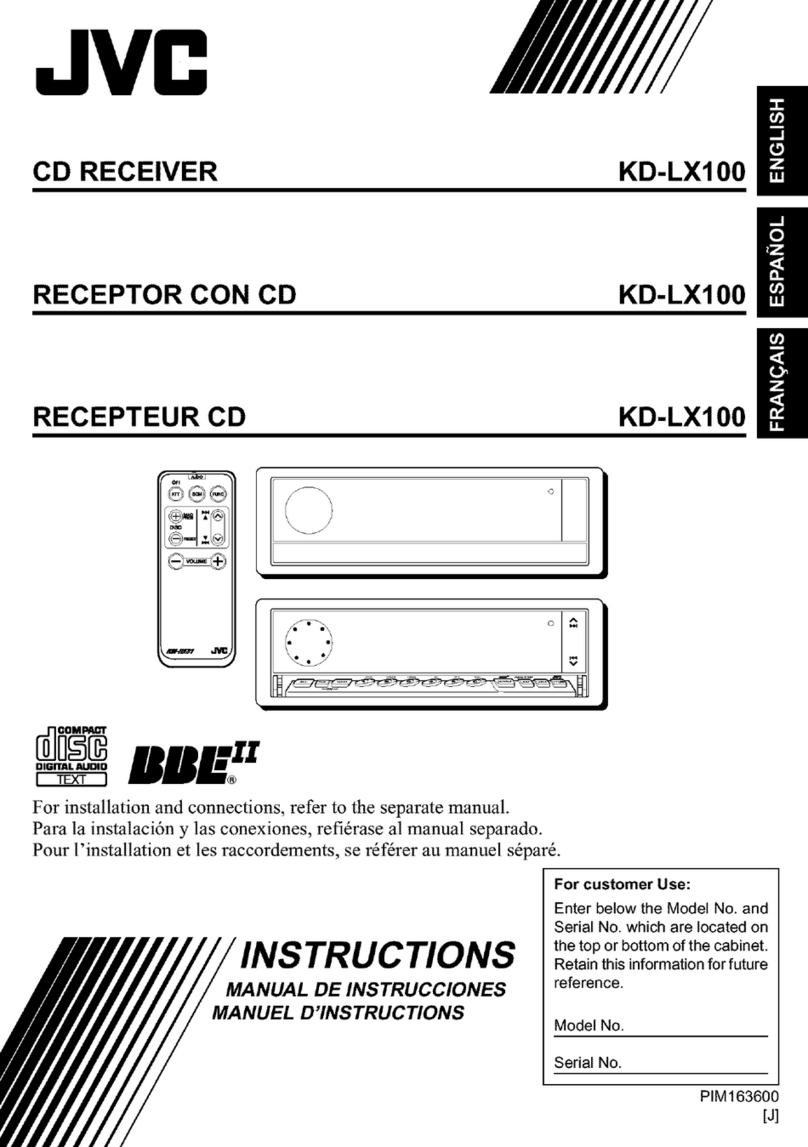 JVC KD-LX100 User manual