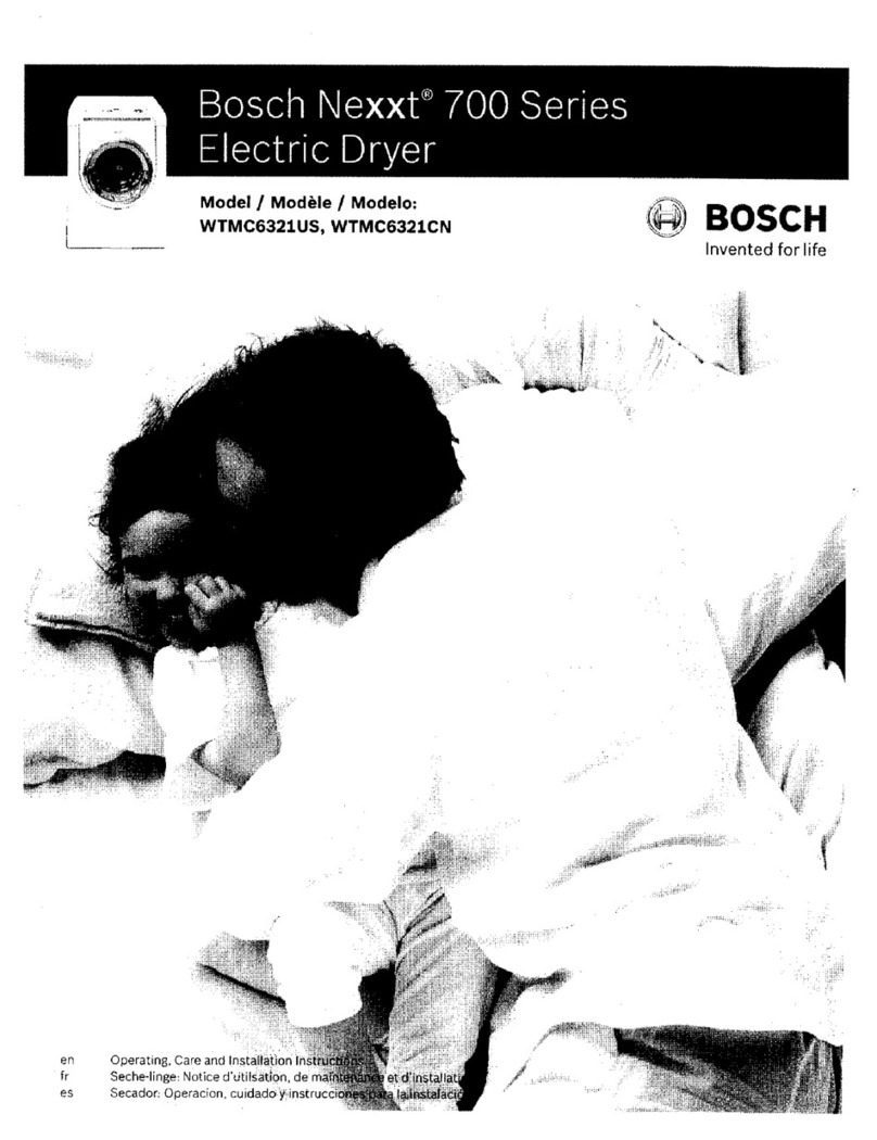 Bosch Nexxt 700 Series Installation guide Bosch Nexxt 700 Series Installation guide