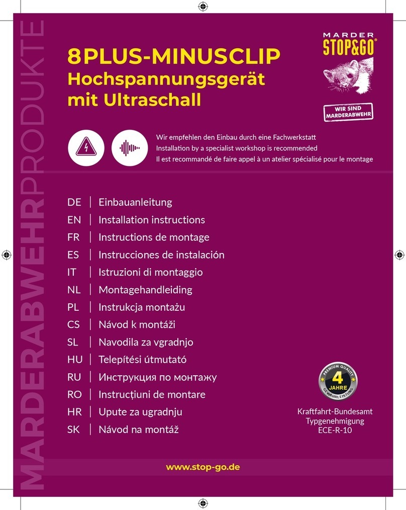 Stop & Go 8PLUS-MINUSCLIP User manual